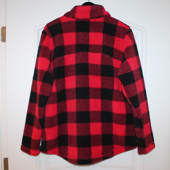 Columbia Buffalo plaid fleece jacket (women’s XL) (NWT) - Picture 5 of 11
